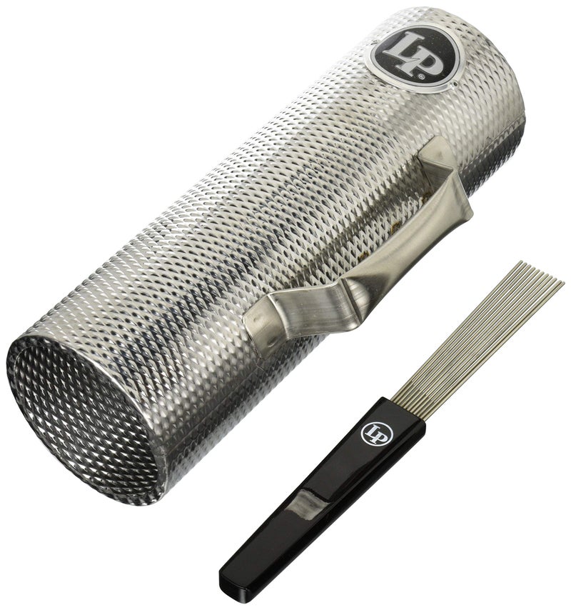 Latin Percussion LP305 Merengue Guiro, Silver,Black - Image 1